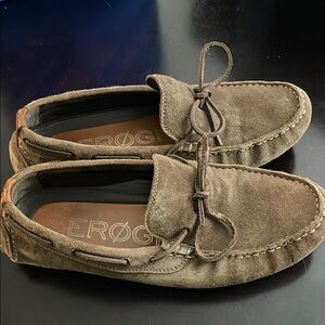Men's Brown Suede Loafers